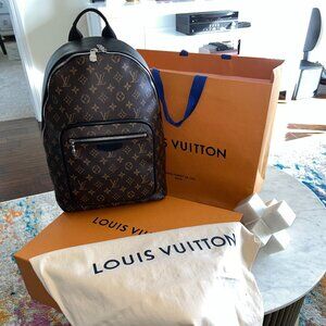 Louis Vuitton Monogram Macassar Josh NM Backpack